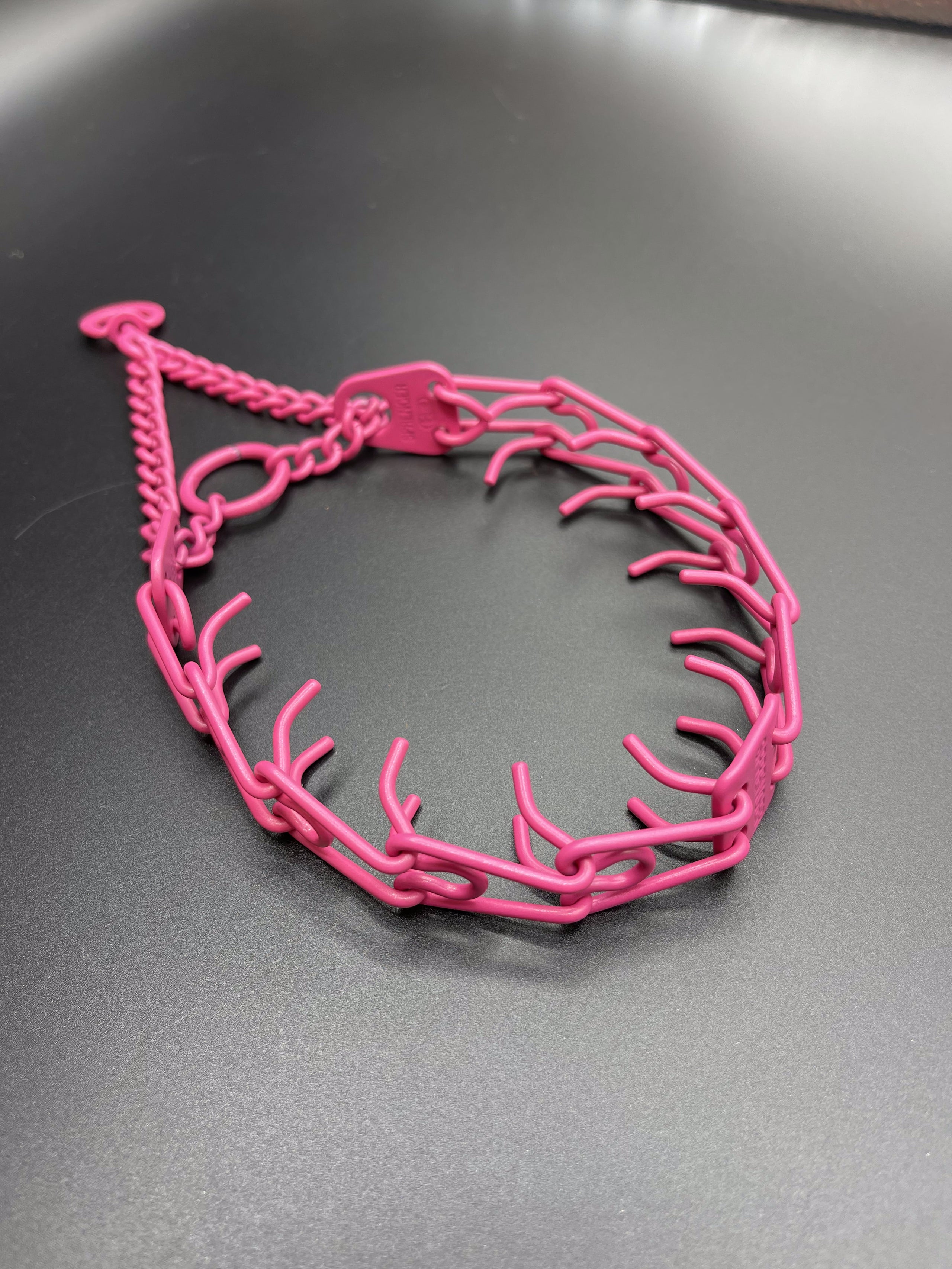Pink prong top collar