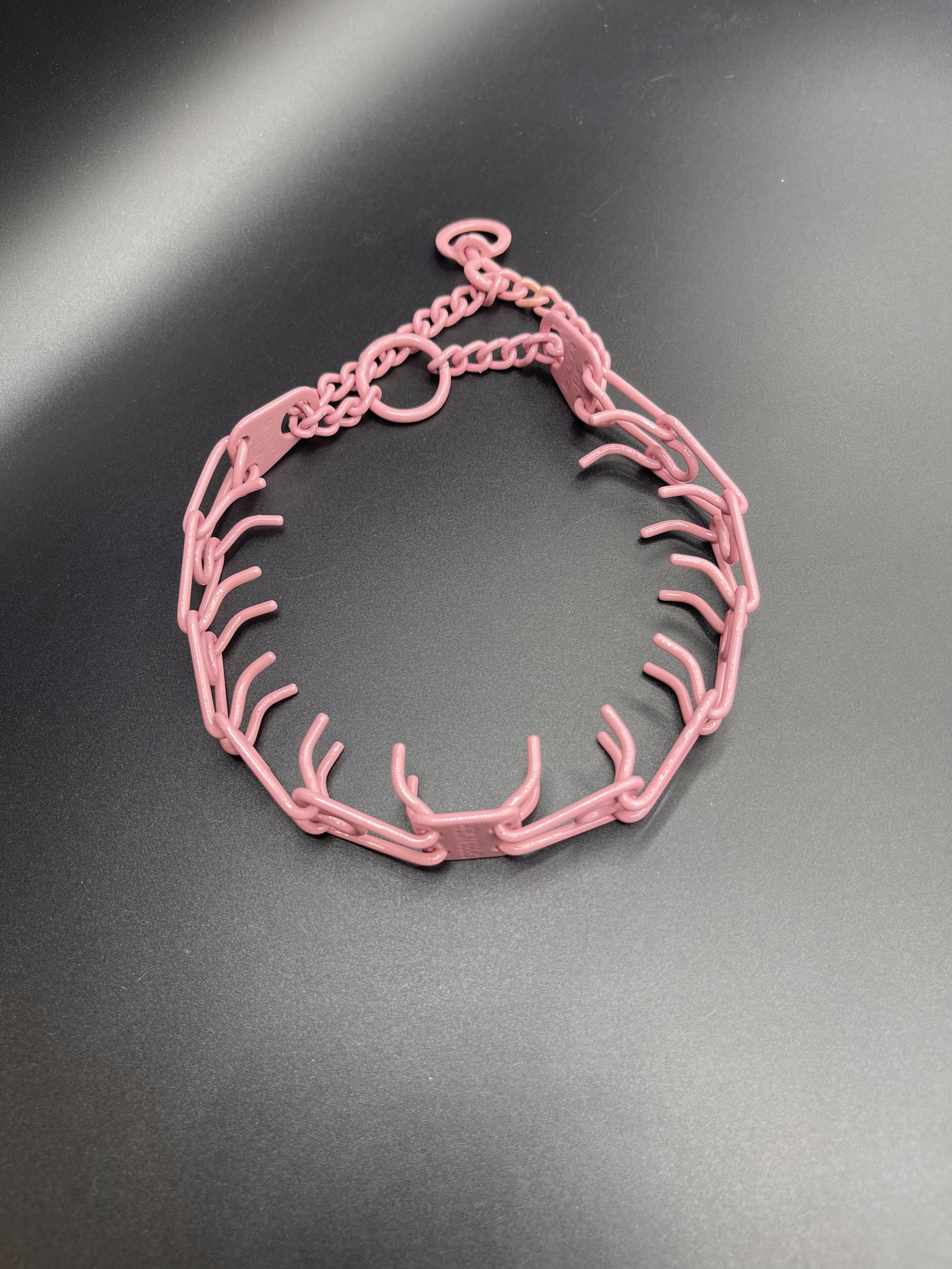 Pink prong top collar
